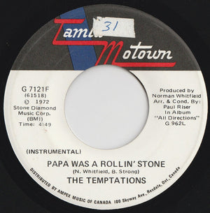 The Temptations - Papa Was A Rollin' Stone