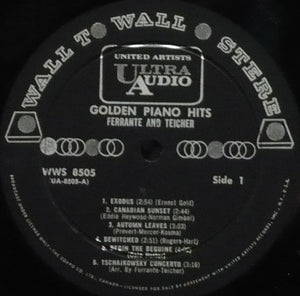 Ferrante & Teicher And Ferrante And Teicher Orchestra Conducted By Nick Perito - Golden Piano Hits - 1961