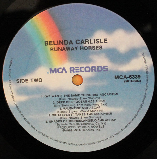 Belinda Carlisle - Runaway Horses