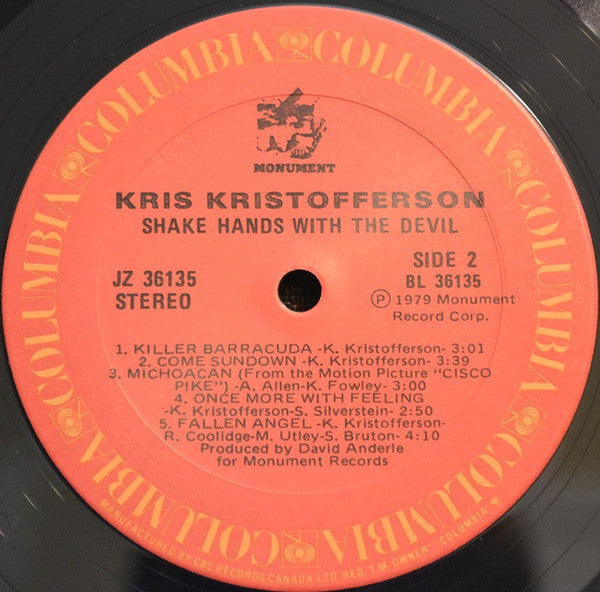 Kris Kristofferson - Shake Hands With The Devil