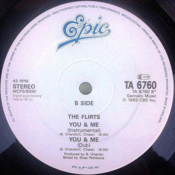 Flirts, The - You And Me - 1985