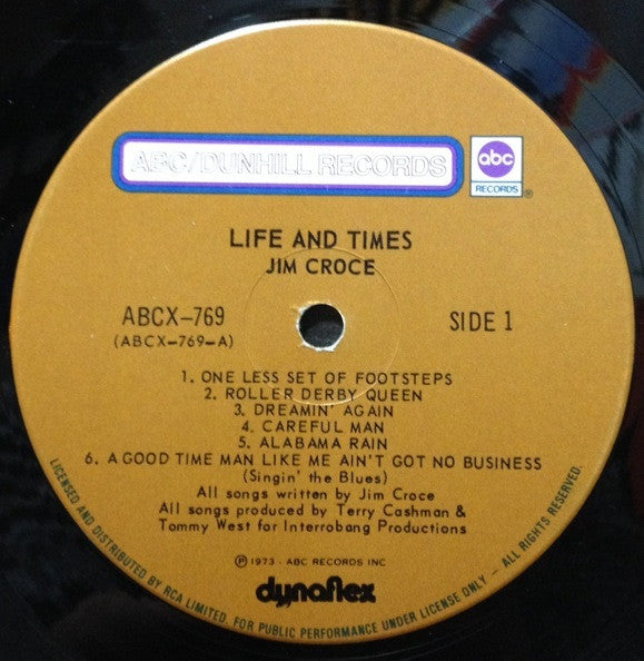 Jim Croce - Life And Times - 1973