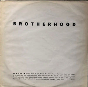 New Order - Brotherhood - 1986