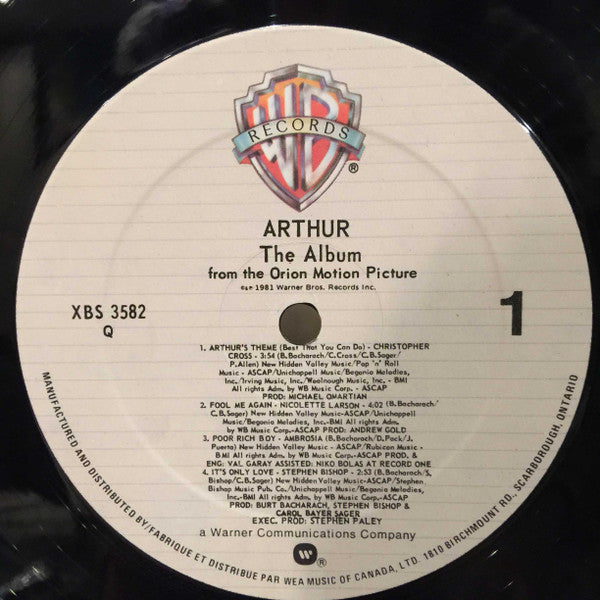 Various - Arthur - The Album - 1981