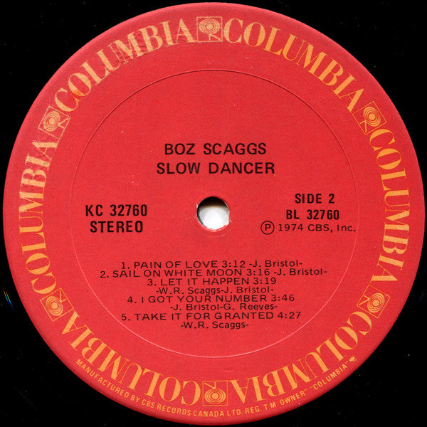 Boz Scaggs - Slow Dancer