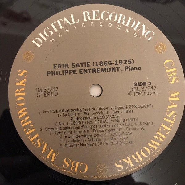 Erik Satie / Philippe Entremont - Piano / Klavier - 1981