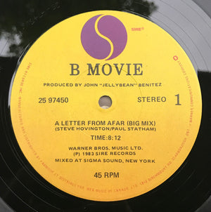 B-Movie - A Letter From Afar - 1984