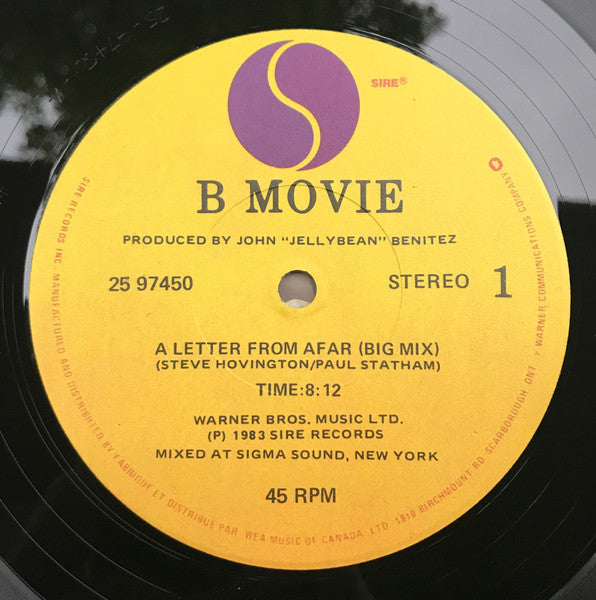 B-Movie - A Letter From Afar - 1984