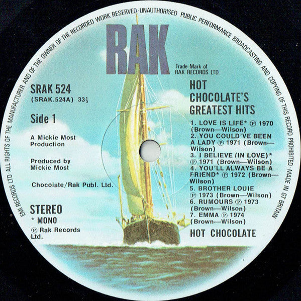 Hot Chocolate - XIV Greatest Hits - 1976