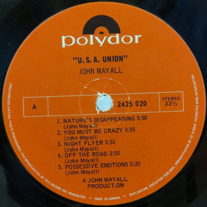 John Mayall - U.S.A. Union
