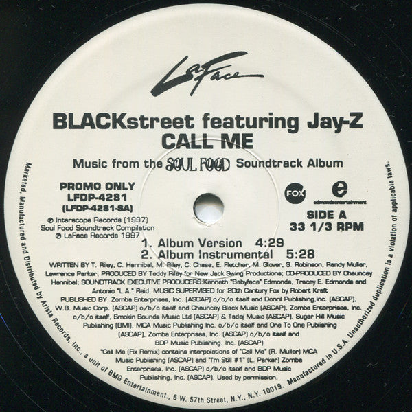 Blackstreet Featuring Jay-Z - Call Me - 1997