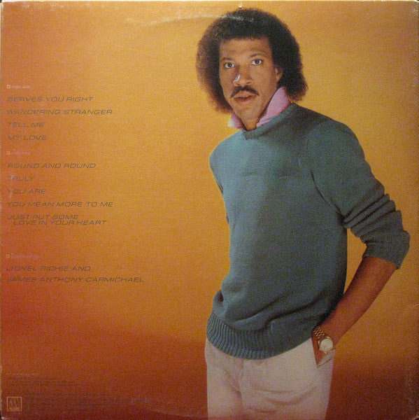 Lionel Richie - Lionel Richie Vinyl Record