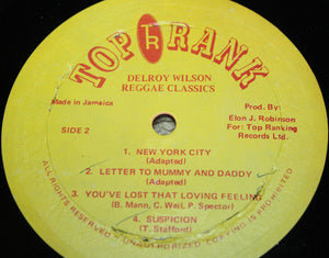 Delroy Wilson - Reggae Classics Vinyl Record