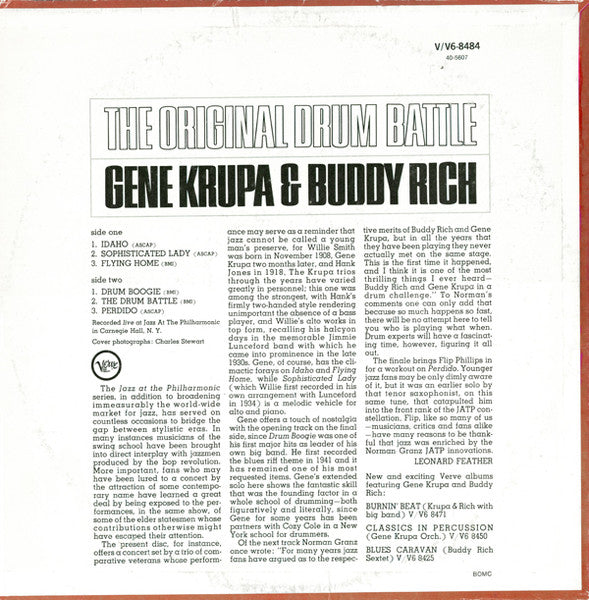 Gene Krupa & Buddy Rich - The Original Drum Battle! -