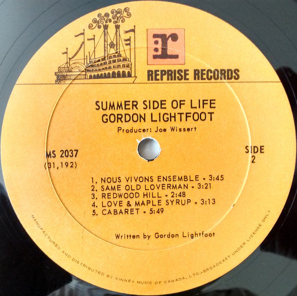 Gordon Lightfoot - Summer Side Of Life