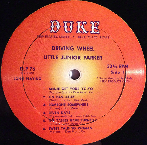 Little Junior Parker - Driving Wheel - 1962