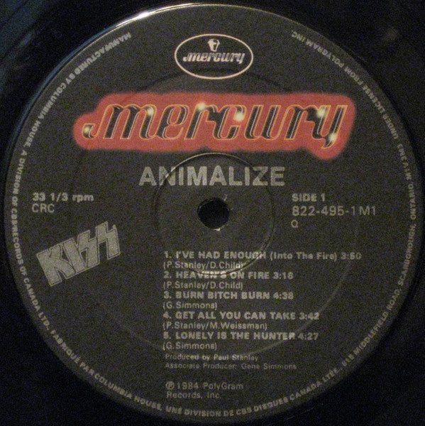 Kiss - Animalize - 1984