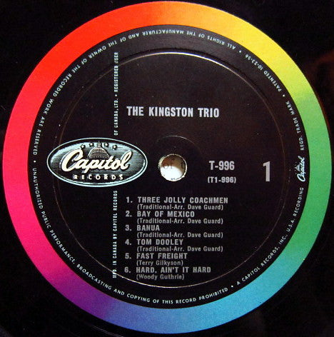 Kingston Trio - The Kingston Trio - 1958