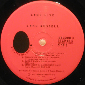 Leon Russell - Leon Live Vinyl Record