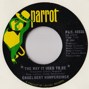 Engelbert Humperdinck - The Way It Used To Be / A Good Thing Going Vinyl Record