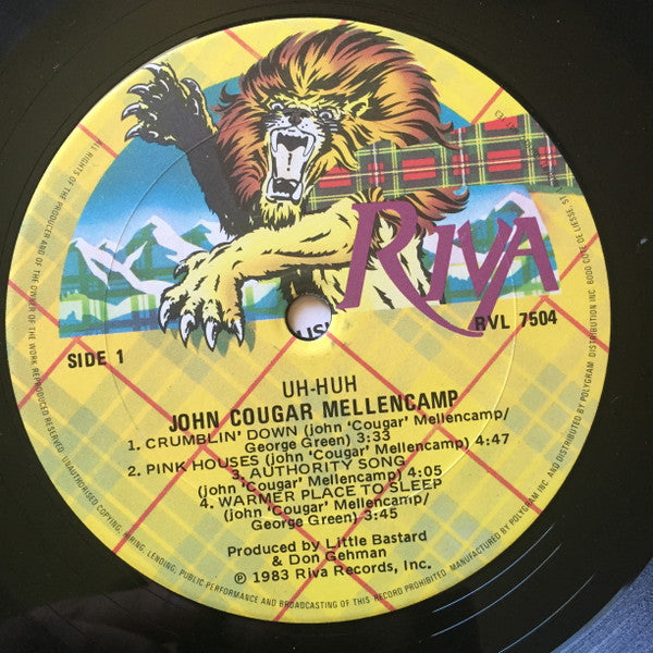 John Cougar Mellencamp - Uh-Huh - 1983