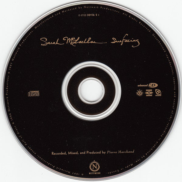 Sarah McLachlan - Surfacing (CD) - 1997