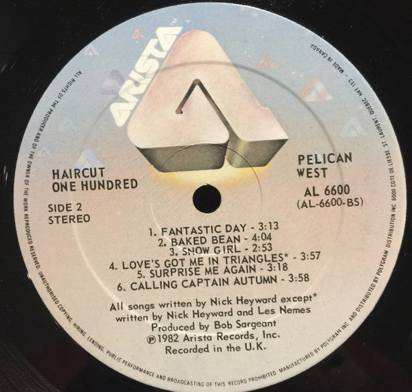 Haircut One Hundred - Pelican West - 1982