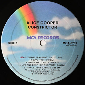 Alice Cooper - Constrictor - 1986
