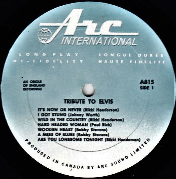Various - Tribute To Elvis