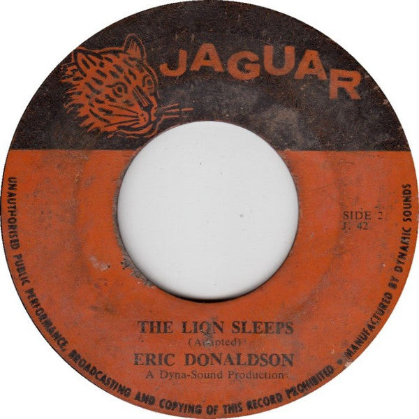 Eric Donaldson - Miserable Woman / The Lion Sleeps