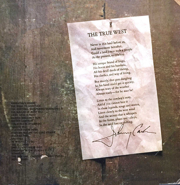 Johnny Cash - Johnny Cash Sings The Ballads Of The True West