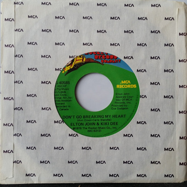 Elton John, Kiki Dee - Don't Go Breaking My Heart/ Snow Queen - 1976