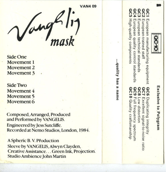 Vangelis - Mask - 1985