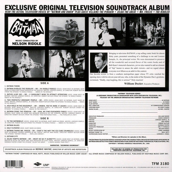 Nelson Riddle - Batman (Exclusive Original Television Soundtrack Album)
