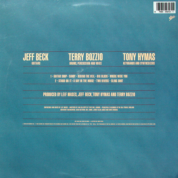 Jeff Beck With Terry Bozzio And Tony Hymas - Jeff Beck's Guitar Shop - 1989