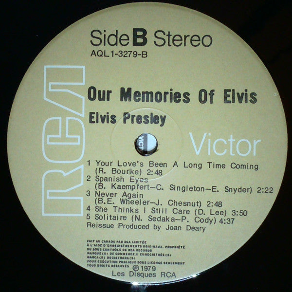 Elvis Presley - Our Memories Of Elvis