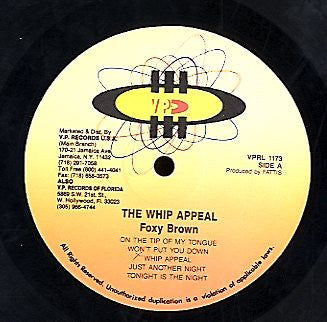 Foxy Brown - The Whip Appeal - 1991