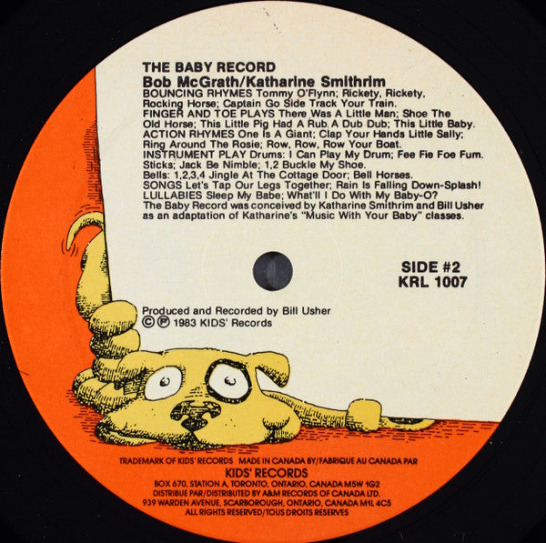 Bob McGrath / Katharine Smithrim - The Baby Record - 1983
