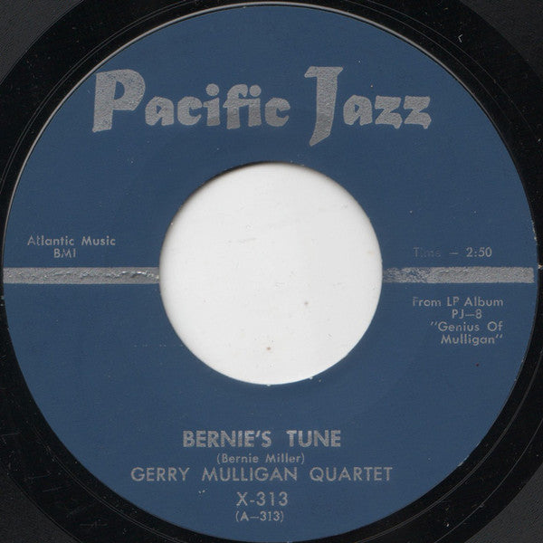 Gerry Mulligan Quartet - Bernie's Tune / Five Brothers