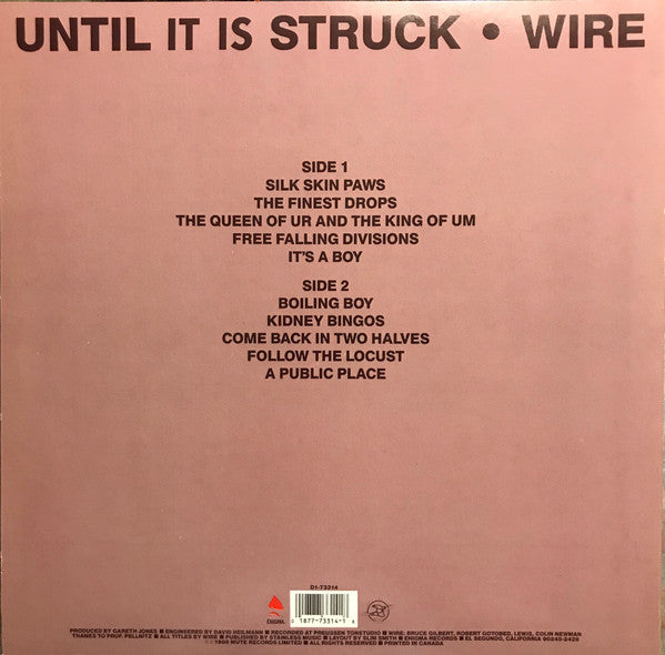 Wire - A Bell Is A Cup... Until It Is Struck - 1988