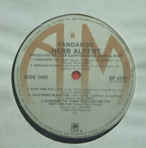 Herb Alpert - Fandango