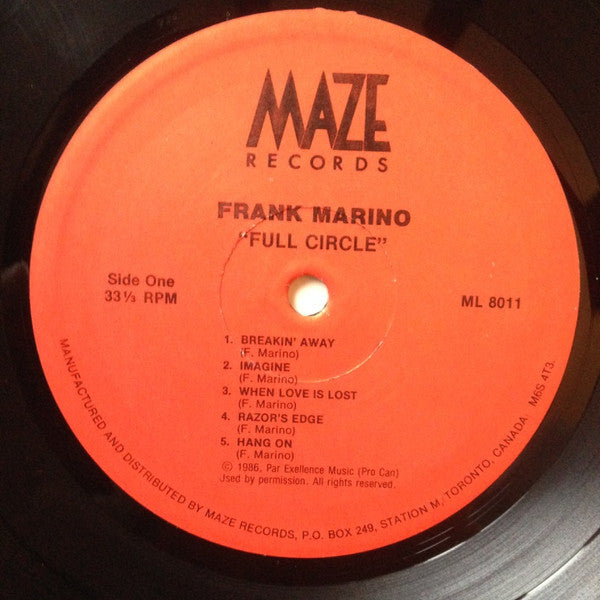Frank Marino - Full Circle - 1986