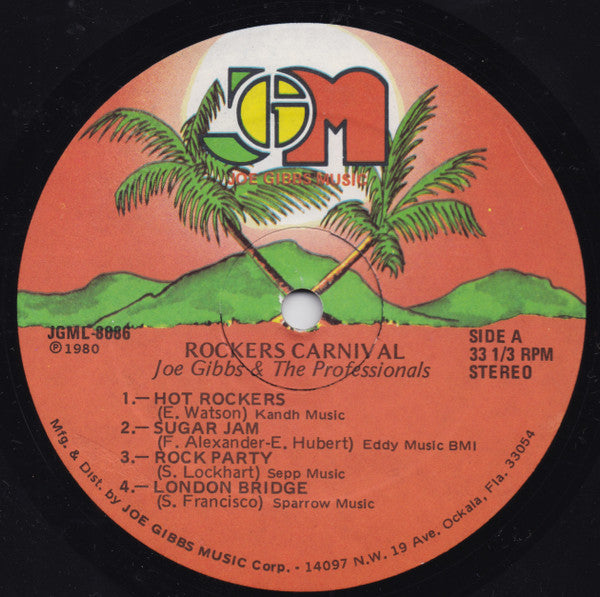 Joe Gibbs & The Professionals - Rockers Carnival