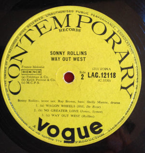 Sonny Rollins - Way Out West - 1958