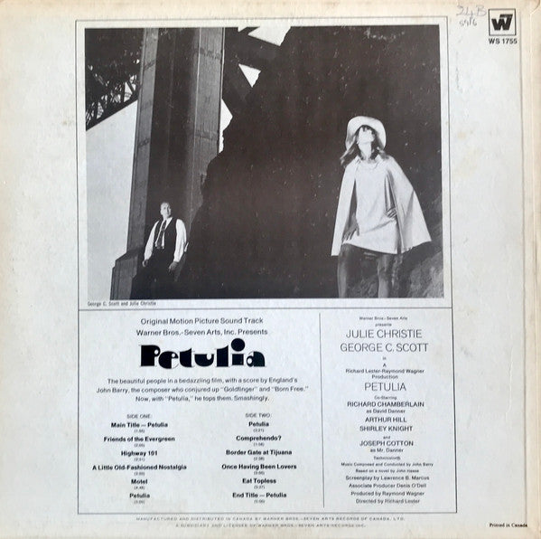 John Barry - Petulia (Original Motion Picture Soundtrack)