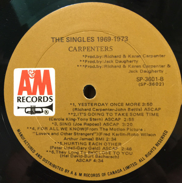 Carpenters - The Singles 1969-1973 - 1973