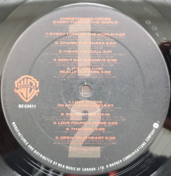 Christopher Cross - Every Turn Of The World - 1985
