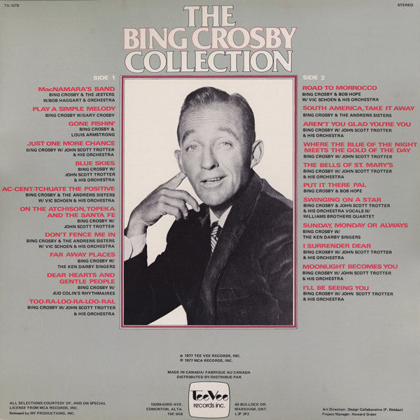 Bing Crosby - The Bing Crosby Collection - 1977
