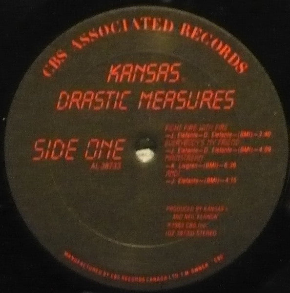 Kansas - Drastic Measures - 1983