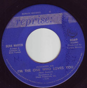 Dean Martin - (Remember Me) I'm The One Who Loves You / Born To Lose - 1965